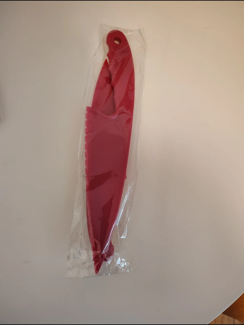 Red Women's Folding Comb with Sheath - Unbranded
